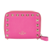 Valentino Studded Compact Wallet, front view